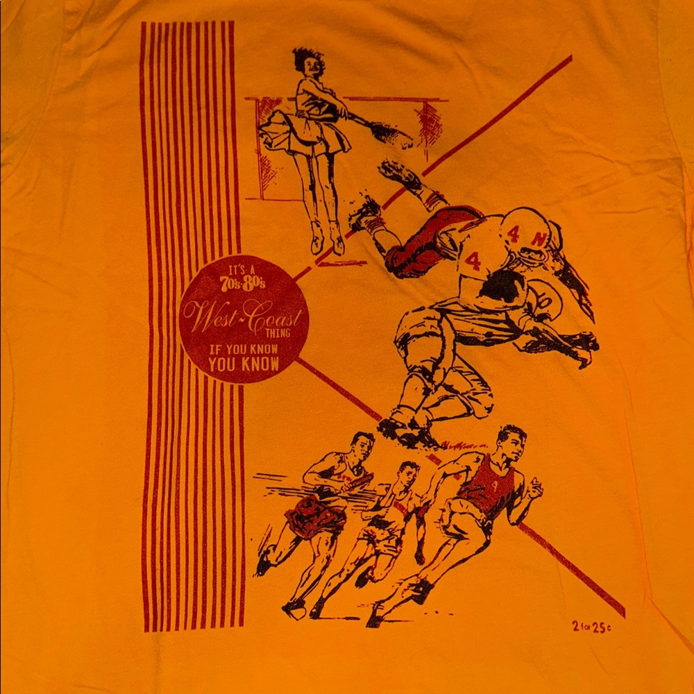 BELLA + CANVAS Pee Chee Theme Mens 100% Cotton Tee Size M - Picture 2 of 6